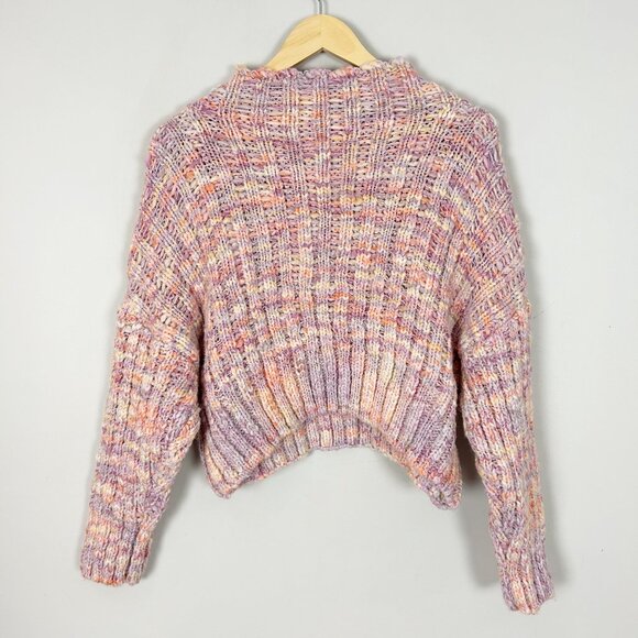 Free People Confetti Pullover Sweater Size XS Chunky Cropped Women's - Picture 4 of 5